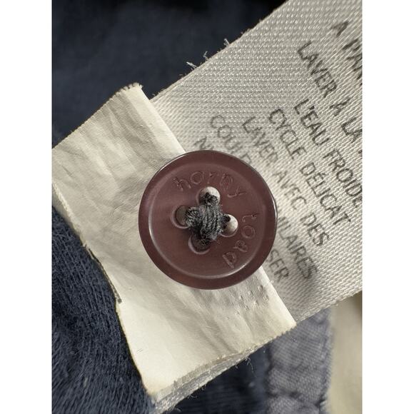 Horny Toad Womens Flannel Shacket Top S Blue Plaid Workwear Outdoor Hike Grunge - Picture 7 of 16